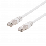Kabelis DELTACO U/FTP Cat6a, LSZH, 0,3m, baltas / STP-603VAU