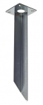 slv stulpelis GRAFIT SL, RUSTY SLOT ir LOGS40/70, cinkuoto plieno, ilgio 48cm