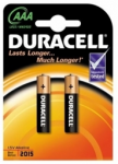 Duracell AAA MN2400 &scaron;arminės LR03 1,5 V baterijos (2vnt) (ES lizdinės plok&scaron;telės)