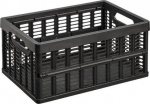 Sulankstoma plastikinė dėžė M Plast Team 16.3/3.5x35.5x24.2cm juoda