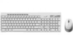 Genius SlimStar 8230 komplektas belaidė klaviatūra CZ/SK, balta su belaidė optinė pelė, 1x AA, 1x AA, classic, Dual-Mo