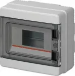 Elettrocanali EC62012E Modulinė PV skirstomoji plok&scaron;tė 1x12 montuojama ant pavir&scaron;iaus, transp. durų serija 620 IP65 280x220x100 bėgis N+PE rutulys EC62012E