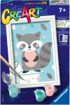 Ravensburger Paint by Numbers Cute Raccoon