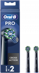 Dantų &scaron;epetėlis Braun Oral-B EB50-4 Cross Action Pro Juodas Dantų &Scaron;epetėlio Galvutės, 4 Vnt.