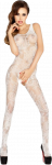 Passion Woman Bodystockings PASSION BS020 Baltas Fishnet Bodystocking One Size - Elegant Lace Design