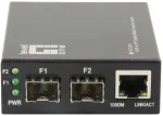 Level One LevelOne RJ45 į SFP gigabitinis medijos konverterio jungiklis, 2 x SFP, 1 x RJ45, 1000 Mbit/s, 10Base-T, 100Base-TX, 1000Base-T, 1000Base-X, IEEE 802.3, IEEE 802.3ab, IEEE 802.3u, IEEE 802.3x, IEEE 802.3z, Gigabit Ethernet, 10,100,1000 Mbit/s