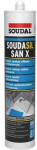 Soudal Soudasil San X sanitarinis silikonas &scaron;viesiai pilkas 300 ml