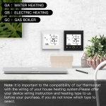 Moes I&scaron;manus, sieninis termostatas grindų termo pavaroms, 230Vac, Wi-Fi, TUYA / Smart Life