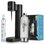 Extralink Smart Life Set, Hydrospark Juodas SJ-191B Carbonator + 1L Bottle + 425g CO2 Cylinder