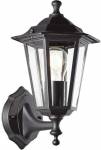 Brilliant Carleen Outdoor Applique, juoda, E27 MAX 60W, lemputė neįtraukta