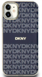 DKNY PC/TPU Repeat Pattern Tonal Stripe Magsafe dėklas telefonui Apple iPhone 11 mėlynos spalvos