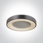 Lubinis &scaron;viestuvas 50W plafonas, &scaron;lifuoto antracito sp., 3000K, 62182A/BAN/W