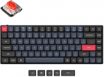 Keychron S1 Wireless (S1-H1) - US i&scaron;dėstymas - Hot-Swappable Low Profile Gateron Raudona - Juodas (Juoda) Mechaninė Belaidė Žaidimų Klaviatūra
