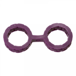 Doc Johnson Silicone Wrist Cuffs Flexible One-Piece Juodas