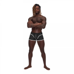 Male Power Sport Mesh Mini Short S Juodas - Athletic Design, Breathable Fabric