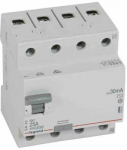 Srovės nuotekio relė RCD RX Legrand 402062 (AC, 25A, 4P, 30mA, 400V)