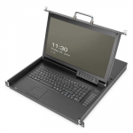 Konsolė KVM Digitus KVM DIGITUS 17" HD LCD KVM Con.1-Port VGA german