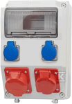 Onnline ITAline Statybinė skirstomoji plok&scaron;tė MEDIOLAN 1x5P 16A 1x5P 32A 2x2P+Z 9 moduliai ITALINE (ITA00122)