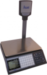 Virtuvinės svarstyklės Kainą skaičiuojančios svarstyklės su stovu ACLAS PS1X-DP 30 kg