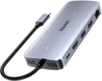 Unitek D1120A01 USB-C 10 Gbps aktyvusis &scaron;akotuvas, M.2 disko korpusas, HDMI
