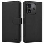 Tech-Protect Wallet Xiaomi Redmi Note 14 4G / LTE - Matte dėklas telefonui juodos spalvos
