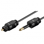 Goobay TOSLINK optinis skaitmeninis/garso jungties kabelis 51225 3,5 mm mini Toslink ki&scaron;tukas, Toslink ki&scaron;tukas, 2 m
