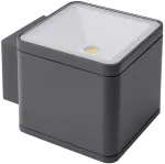 Sieninis &scaron;viestuvas 2 x 6W LED sieninis lauko &scaron;viestuvas BETA, tamsiai pilkas, 4000K, IP54, 9066