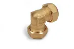Tdm Brass TDM Žalvarinė alkūnė su presavimo jungtimi VS 18x1/2in 1680