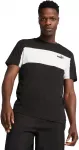 Puma Mar&scaron;kinėliai Vyrams Ess Block Tee Juodas Baltas 684685 01