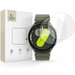 Apsauginis grūdintas stiklas Samsung Galaxy Watch 4 / 5 / 6 / 7 (44 mm) laikrodžiui "Tech-Protect Glass Fit+ 2 vnt."