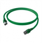 &bdquo;EasyLan FlexBoot&ldquo; Cat.6A jungiamasis kabelis, S/FTP, žalias, 3 m