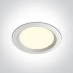24W LED įleidžiamas &scaron;viestuvas, baltas, 3000/4000/5000K, 10124T/W/V