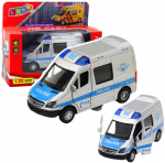 Lean Toys Policijos automobilis 1:32 su traukimo mechanizmu, &scaron;viesomis ir garsu