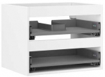 Praustuvo spintelės korpusas Mexen Box-A, 60 cm, 2 stalčiai, Baltas matt