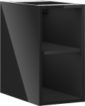 Mexen Box-A spintelė su lentyna, 25 cm, Juodas glossy