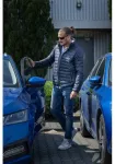 Blue HARI quilted jacket navy mėlynas XS (46)