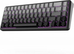 EPOMAKER F65 65% mechaninė tri-režimo RGB klaviatūra, juoda