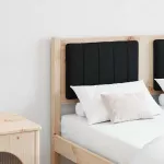 Apmu&scaron;ta lovos galvūgalis Ruda 120 cm Kietos pu&scaron;ies mediena