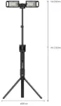 Darbo lempa su trikoju Scangrip TOWER 5 CONNECT, 5000lm, IP30 (Pažeista pakuotė)