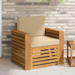 Lauko sofos komplektas su pagalve Natūrali 79 x 63 x 73 cm