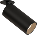 12W LED įleidžiamo montavimo akcentinis &scaron;viestuvas PIPE, juodas, 4000K, dimeriuojamas, E3986010NDP