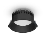 25W LED įleidžiamas &scaron;viestuvas TECH, juodas, 3000/4000K, dimeriuojamas, IP65, E3987170NDP