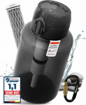 Gertuvė BERGKVIST vandens butelis su AHLSTROM filtru, 1 l talpos, i&scaron; tritano, skirtas naudoti lauke