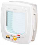 FERPLAST Swing 7 - Door with magnetic lock for small dogs and cats baltas