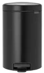 Atkritumu tvertne Brabantia NewIcon, melna krās., 12 l, 41.1 cm x 25.1 cm