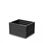 PROSPERPLAST DARŽO DĖŽĖ-SODO RABATKA BASE PLANET 75,6×61,8x46cm ANTRACITO SPALVOS