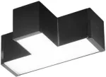 10W LED linijinio &scaron;viestuvo T formos sujungimas NEXT, juodas, CCT