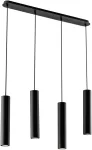 Pakabinamas &scaron;viestuvas FLUKE, juodas, 4xGU10