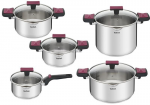 Puodų rinkinys TEFAL Cook & Clip 10 vnt. G723SA74
