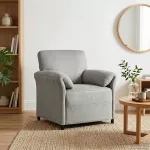 1 vietos sofa &Scaron;viesiai pilka 88 x 83 x 95 cm Aksomas